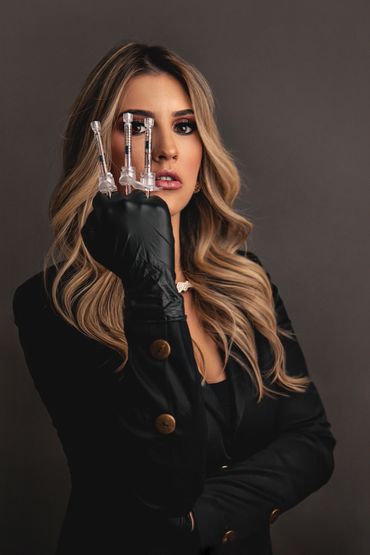 Ensaio corporativo para área de estética e produtos de beleza 