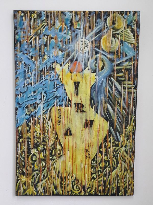 Miss Iran 
Materials: Acrylic and Oil Paint on Canvas 
Size: 80 x 120 cm