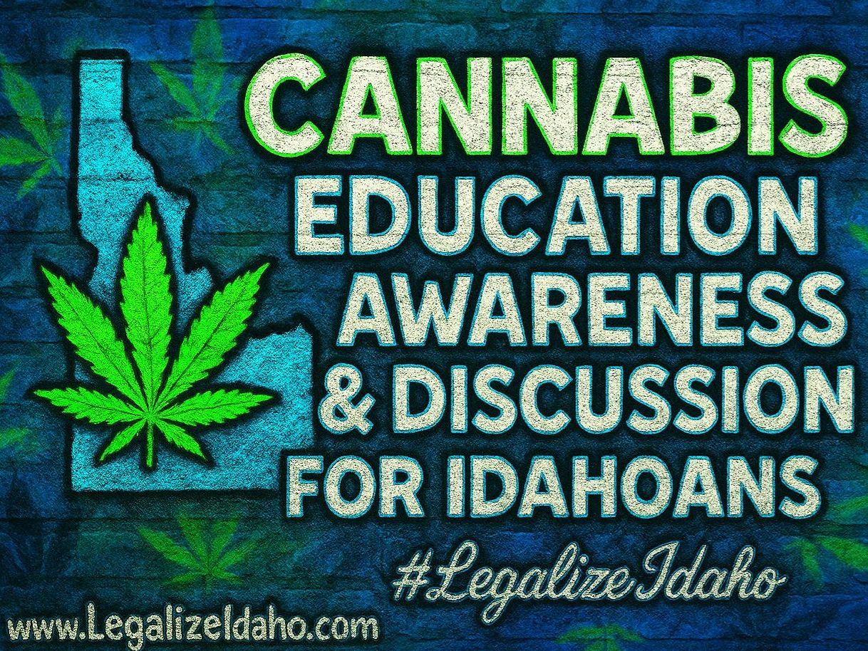 Cannabis education and discussion for Idahoans with #LegalizeIdaho hashtag.