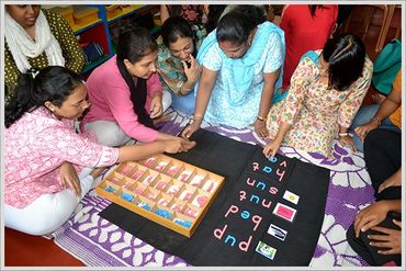 Students at DAPHNE'S INTERNATIONAL TEACHERS' TRAINING INSTITUTE