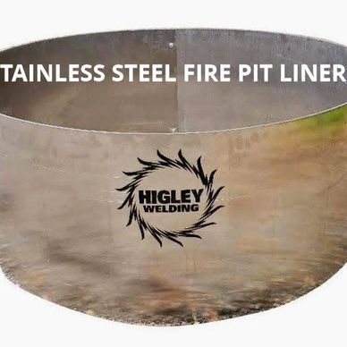 stainless steel fire pit