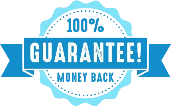 100% Money back guarantee 