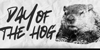 Image of a hog with text saying 'Day of the Hog'.