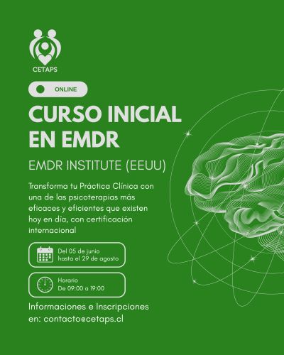 Curso inicial en EMDR online con certificación internacional.