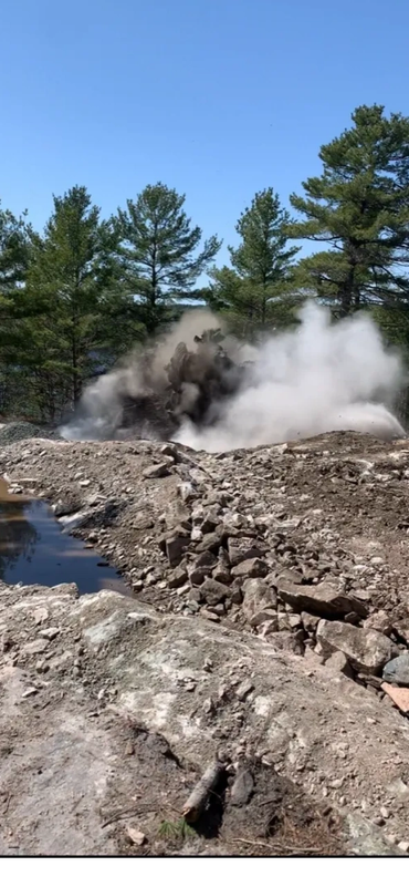 Rock blasting 