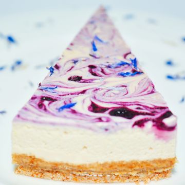 Lemon Wild Blueberry Cheesecake