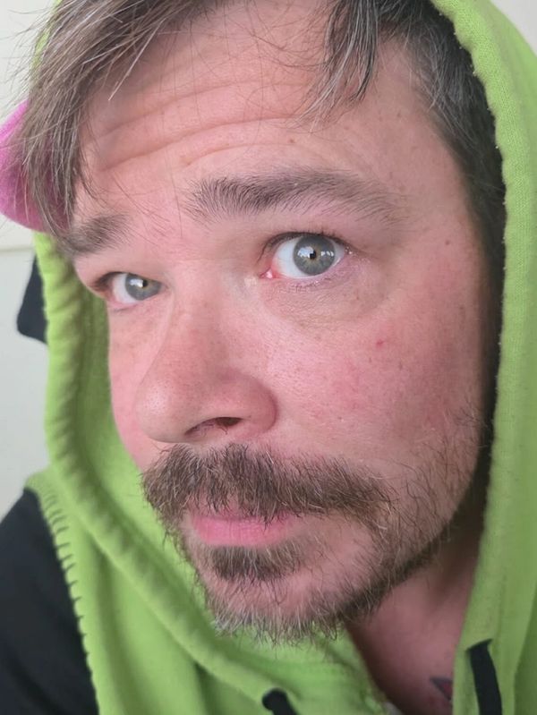 a close-up picture of John 