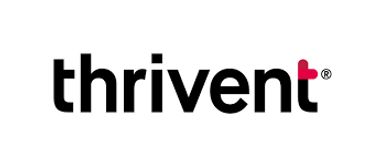 Thrivent logo with stylized heart symbol.