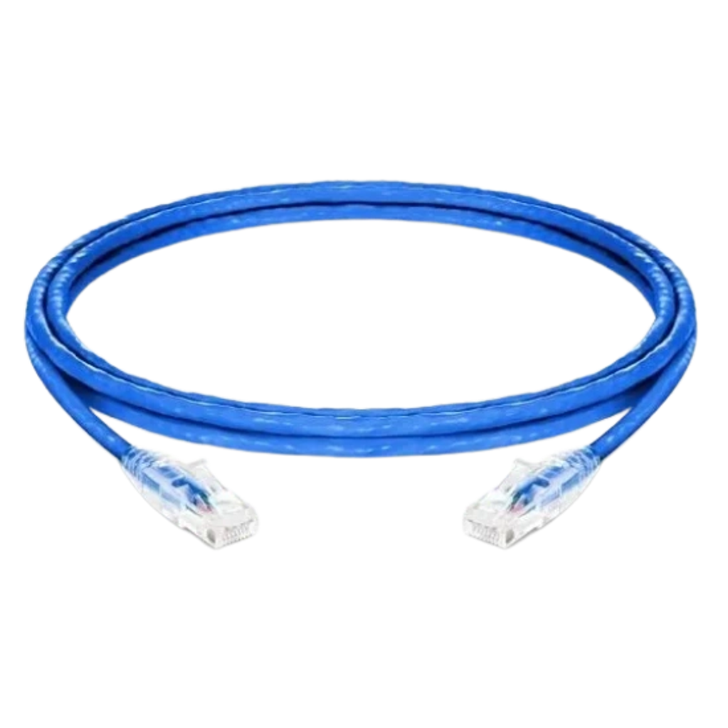 5ft (1.5m) Cat5e Snagless Unshielded (UTP) PVC CM Ethernet Patch Cable, Blue