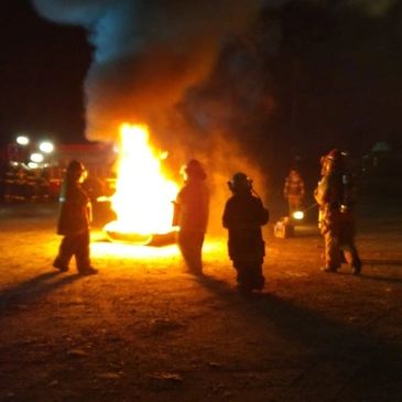 BFDB Members at Fire Training. 