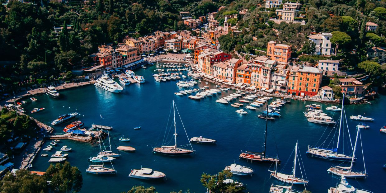 Panorami view of Portofino 