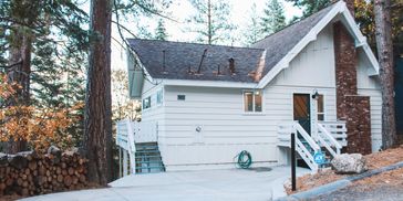 Picture of a Cabin in the woods. 