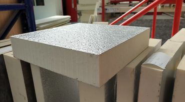 Cut foil insulation board