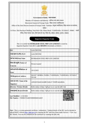 Import-Export licenses