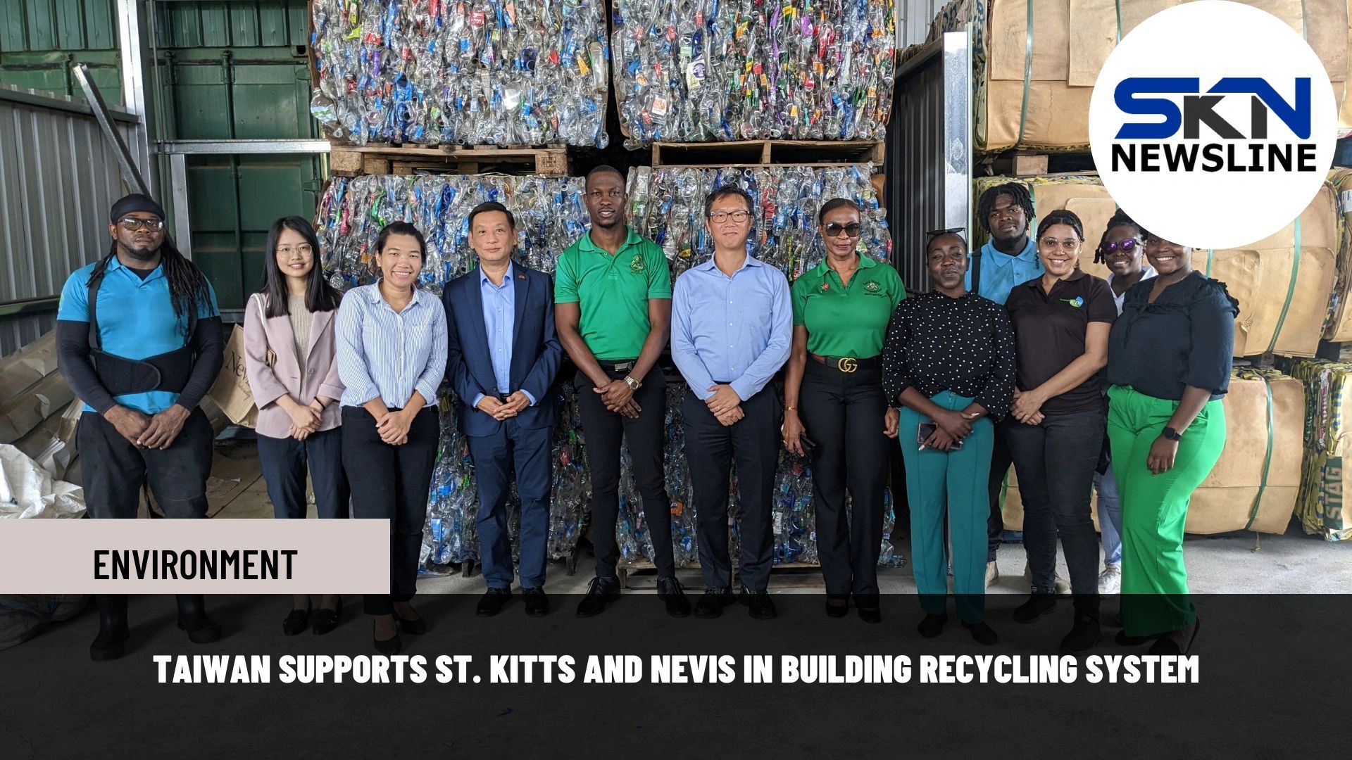 TAIWAN SUPPORTS SKN IN BUILDING RECYCLING SYSTEM
