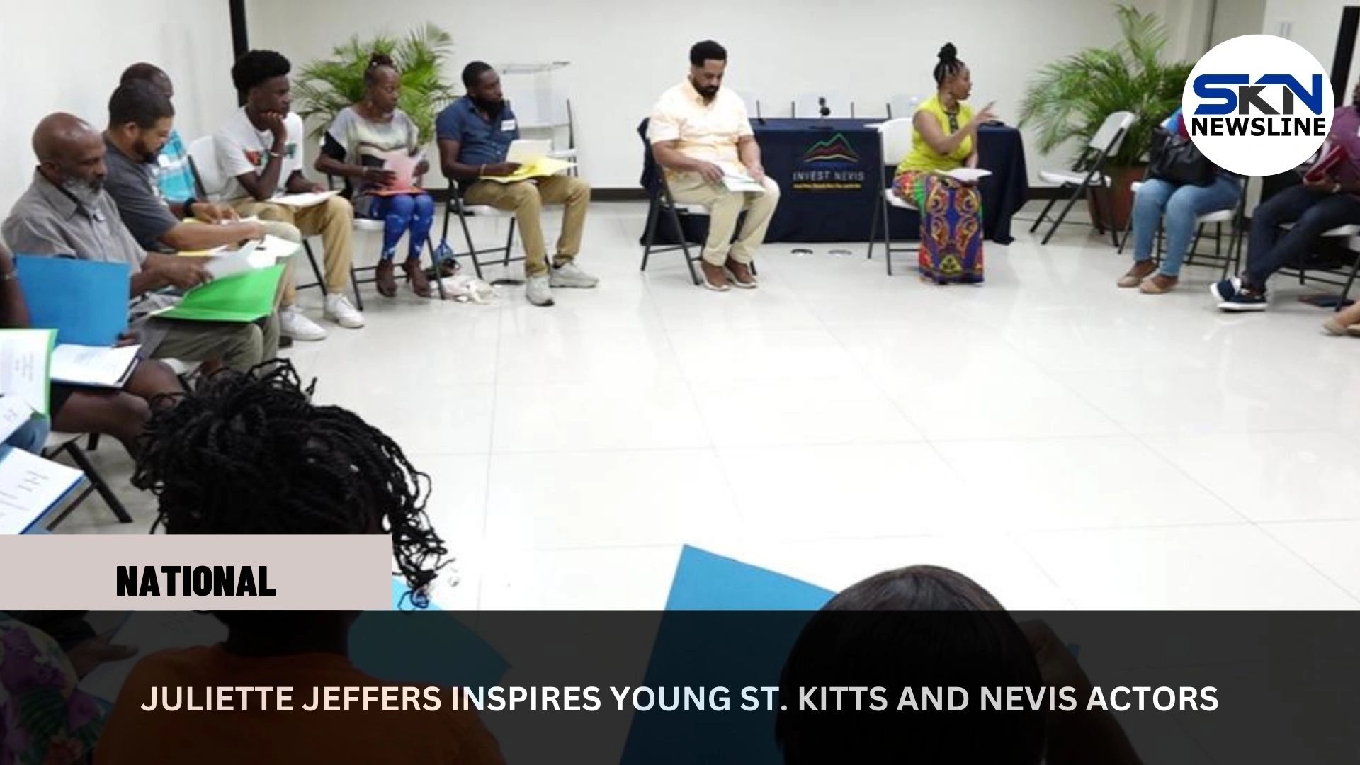 JULIETTE JEFFERS INSPIRES YOUNG ST. KITTS AND NEVIS ACTORS