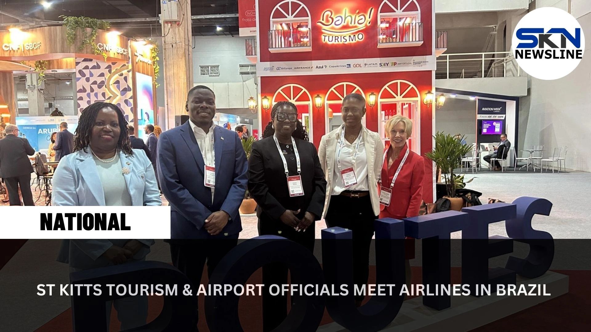 ST KITTS TOURISM & AIRPORT OFFICIALS MEET AIRLINES IN BRAZIL