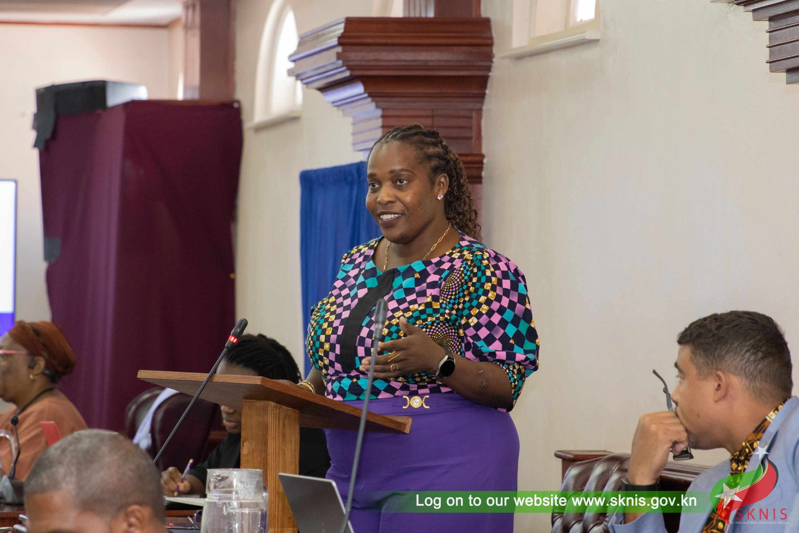 MINISTER CLARKE ADDRESSES BASSETERRE VENDING & URBAN STANDARDS