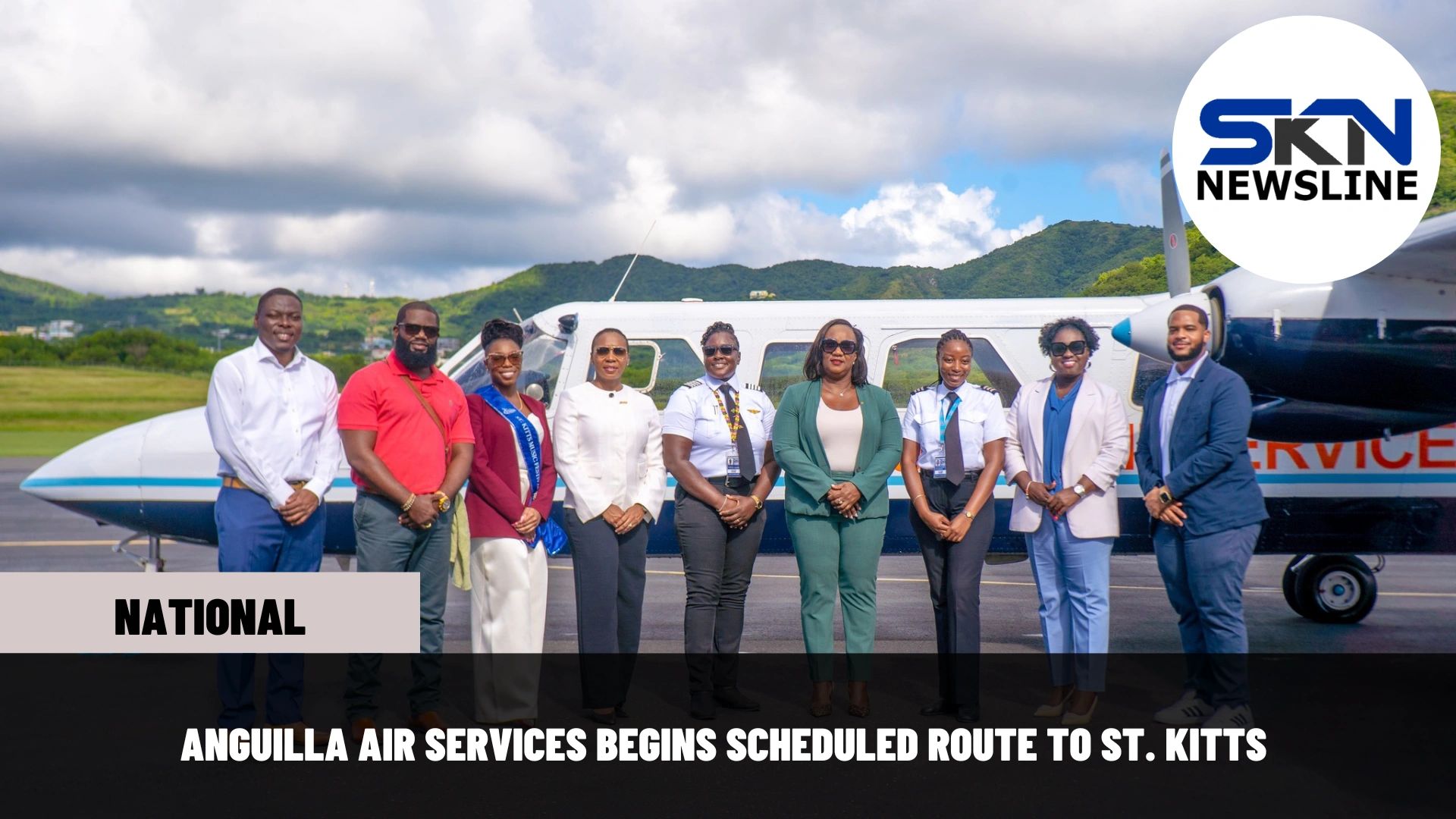 ANGUILLA AIR SERVICES BEGINS SCHEDULED ROUTE TO ST. KITTS