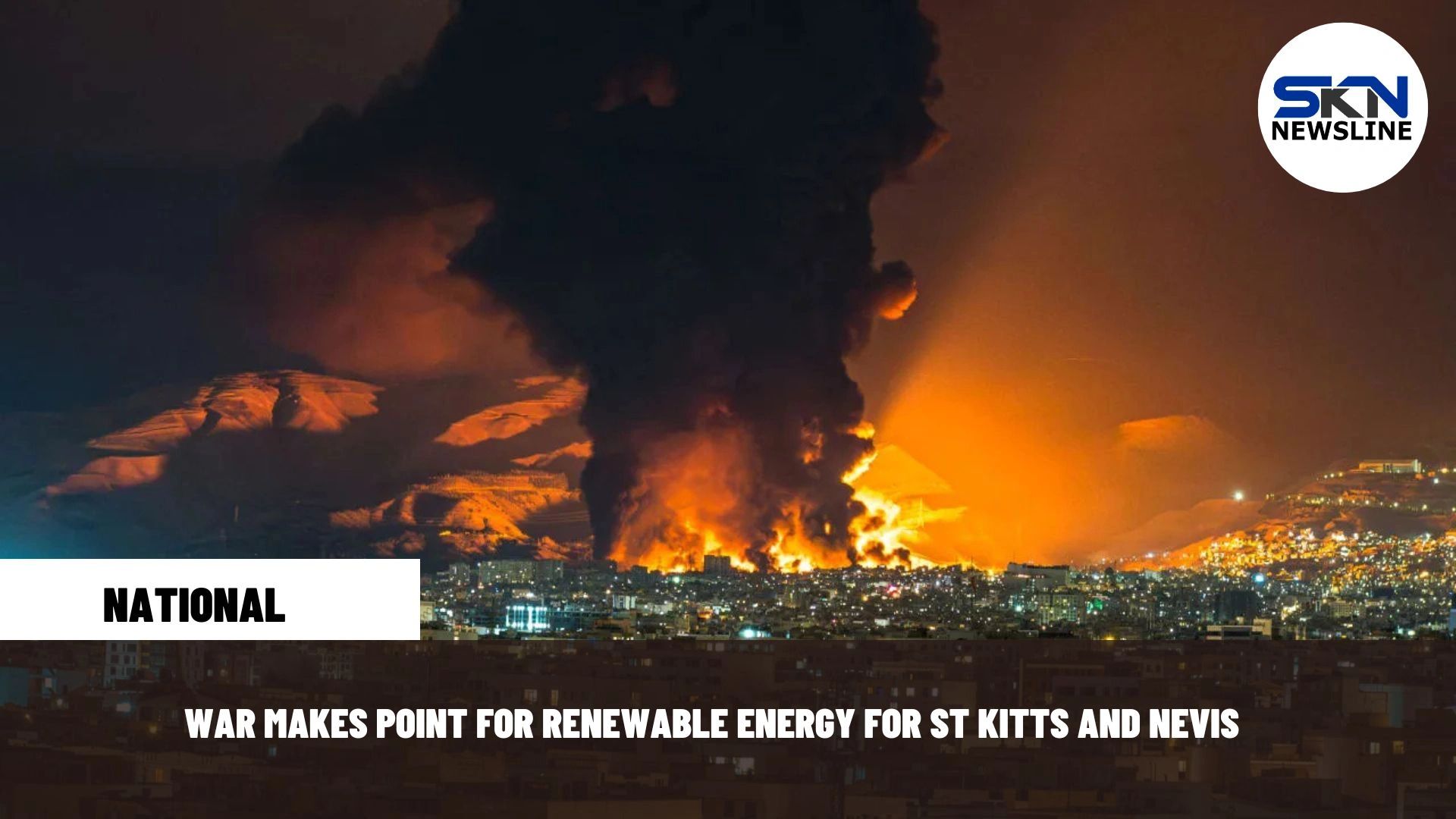 WAR MAKES POINT FOR RENEWABLE ENERGY FOR ST KITTS AND NEVIS