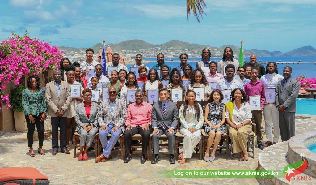 RECORD NUMBER OF SKN STUDENTS OFF TO STUDY IN TAIWAN