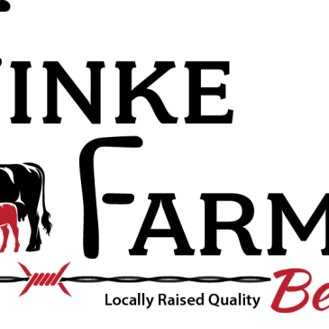 Logo with farm-themed text and icons