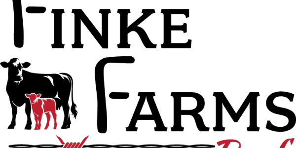 Logo with farm-themed text and icons