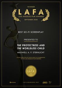 Maxwell Sternlicht Best Sci-Fi Screenplay Los Angeles Film Awards