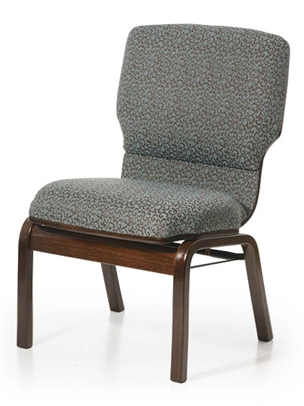 This chair gives an elegant and refined look to any sanctuary with its wooden  frame.