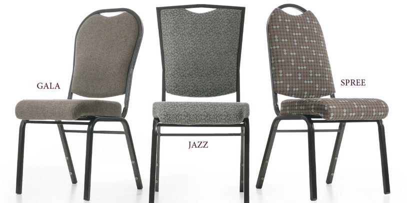 These chairs are great for stacking and are moved easily. They are lightweight and versatile.