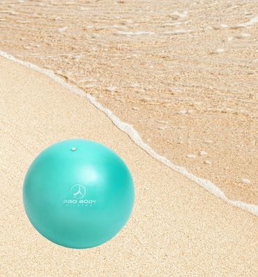 Pilates squishy ball inflated