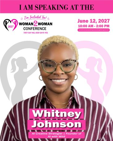 Whitney Johnson speaking at Woman2Woman Conference 2027.