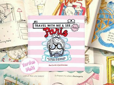 Travel with Me and See Paris Petite Version Pink