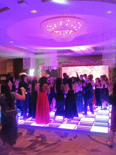 Top Dance 3-D LED Mirror Dance Floor.
Plus Electro-Voice Public Address