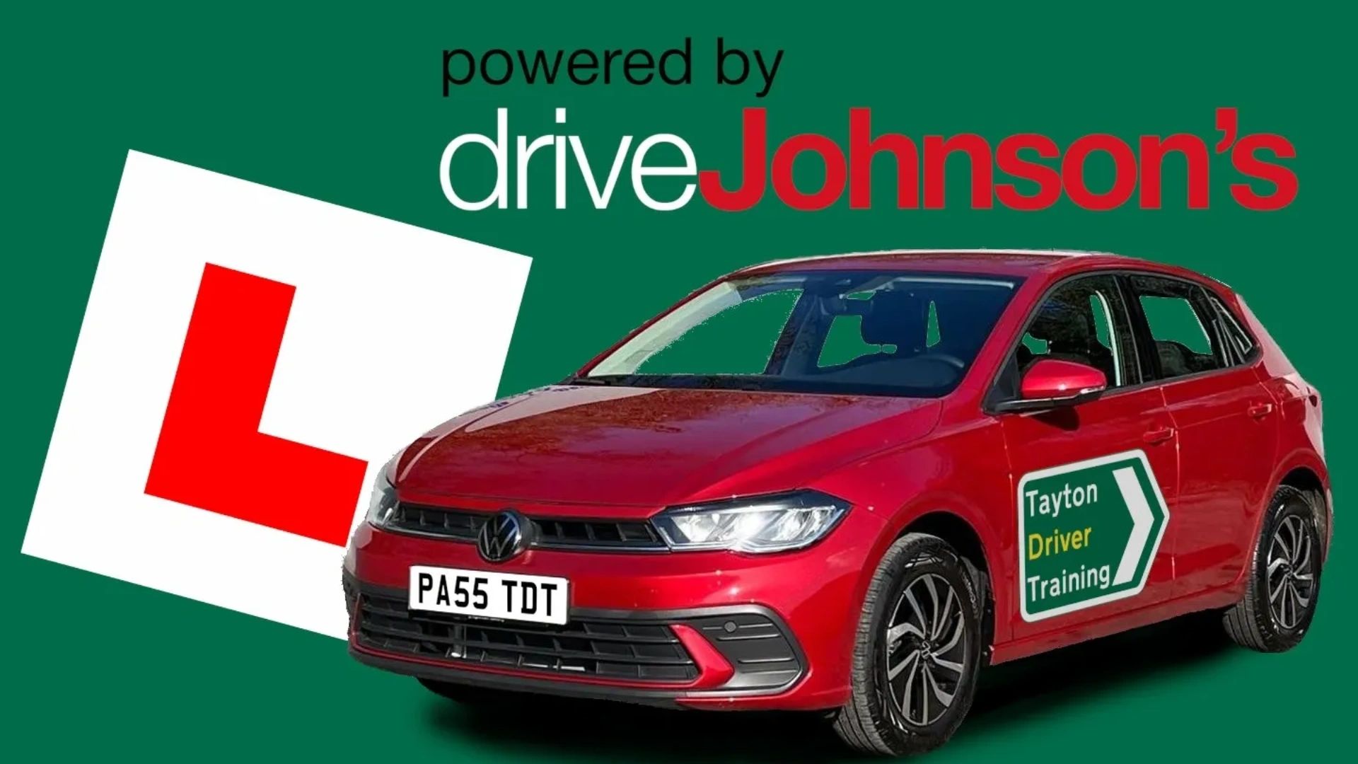 Driving lessons in the latest model VW Polo