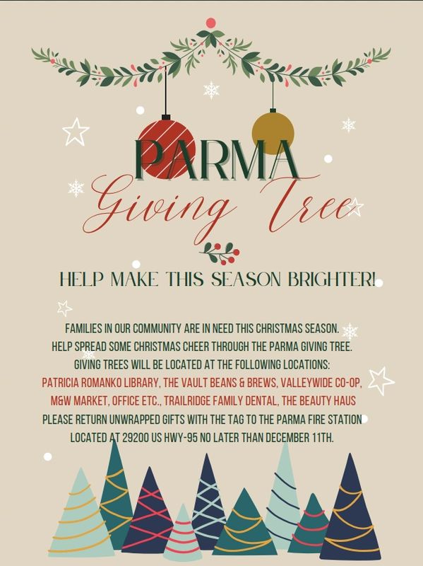 Upcoming Events in Parma City of Parma Idaho