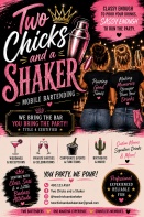 Two Chicks and a Shaker