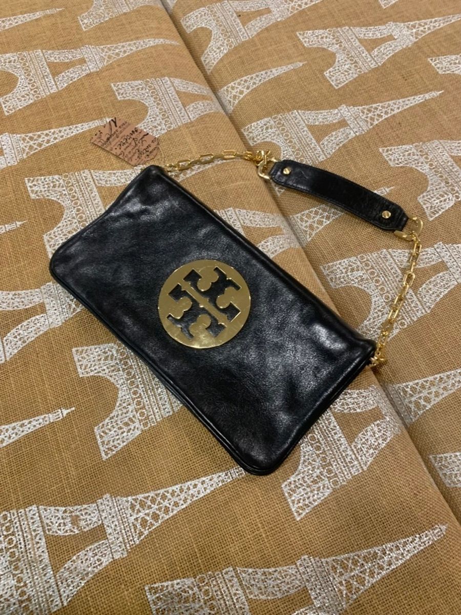 Tory Burch Black Purse - Gold Chain Strap