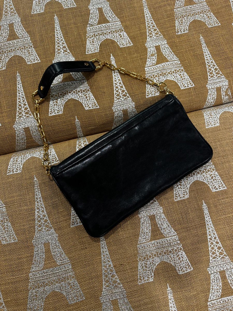 Tory Burch Black Purse - Gold Chain Strap Tory Burch Black Purse - Gold Chain Strap