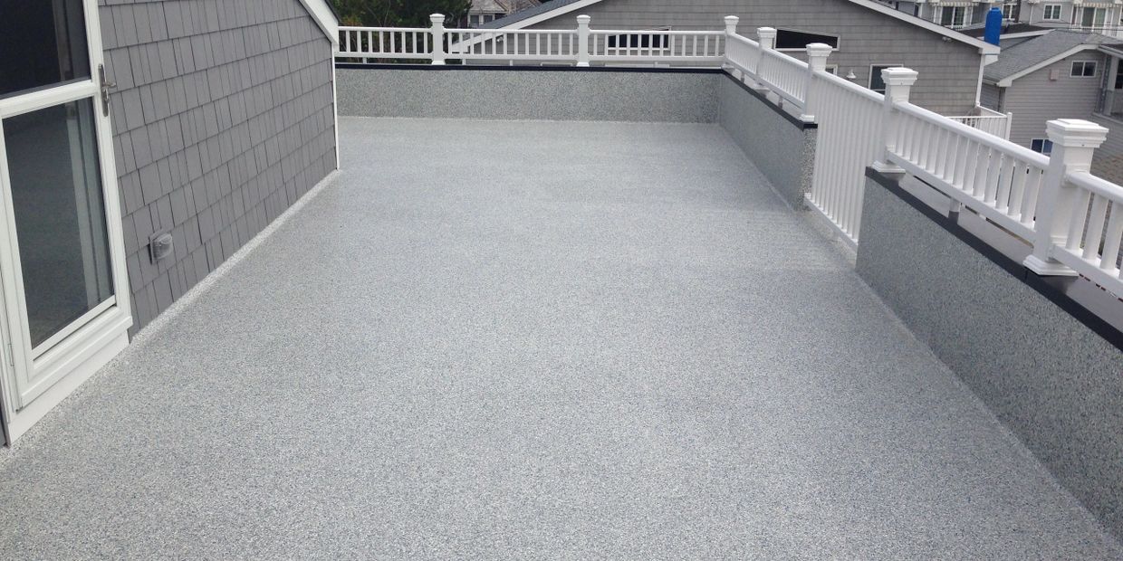 Decorative Flake Waterproof Deck