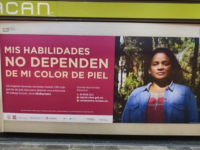 Campaña del metro de Acción Antirracista