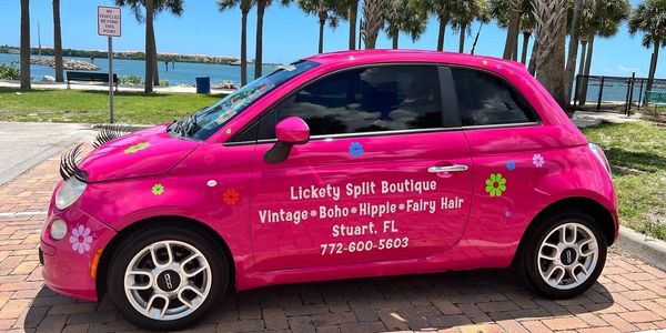 The Lickety Split Pink Mobile! Spot this Fun Beauty along the Treasure Coast & Beyond!