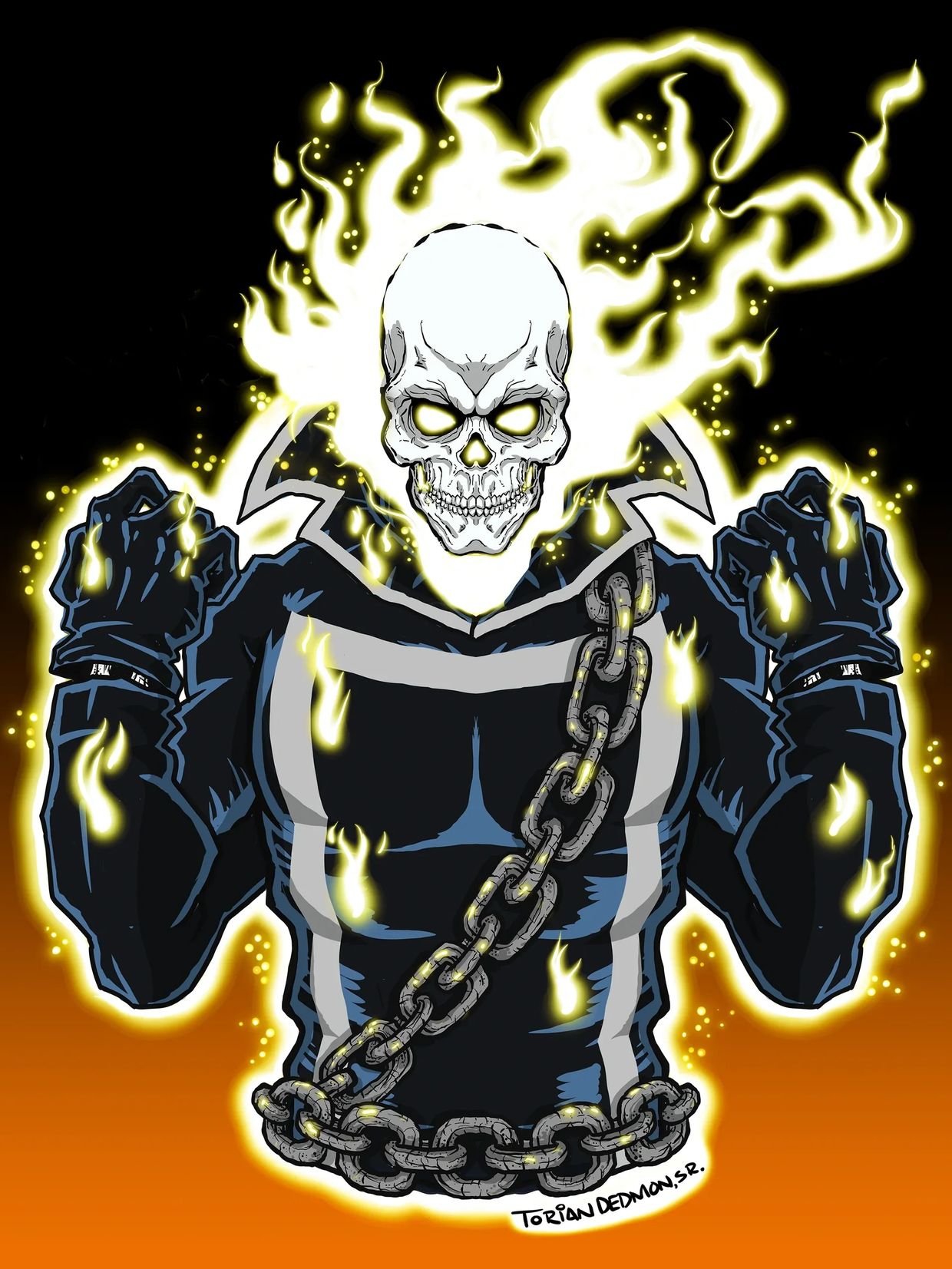 Ghost Rider digital illustration