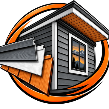 A modern house corner with different siding options.