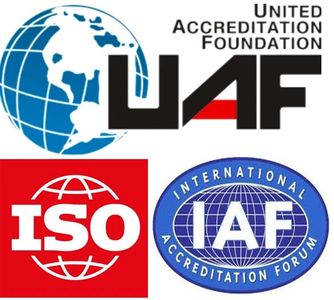 Estamos acreditados por la UAF, IAF e ISO