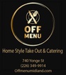 OFF MENU
