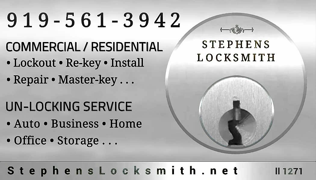 STEPHENS LOCKSMITH Locksmith Raleigh, North Carolina