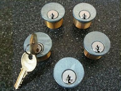 Stephens Locksmith commercial rekey in Raleigh.