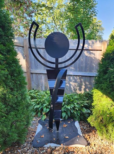 "Celebrate"  is a commission piece for my friends and supporters Kay and Nick.  It lives in their wo