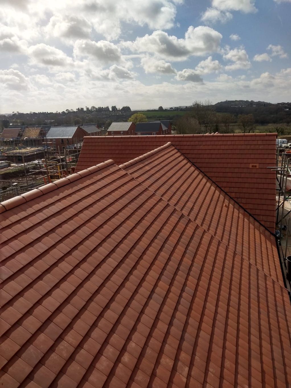New Plain Tile roof installation 